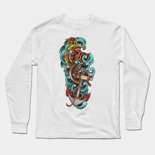 old school nautical stuff Long Sleeve T-Shirt